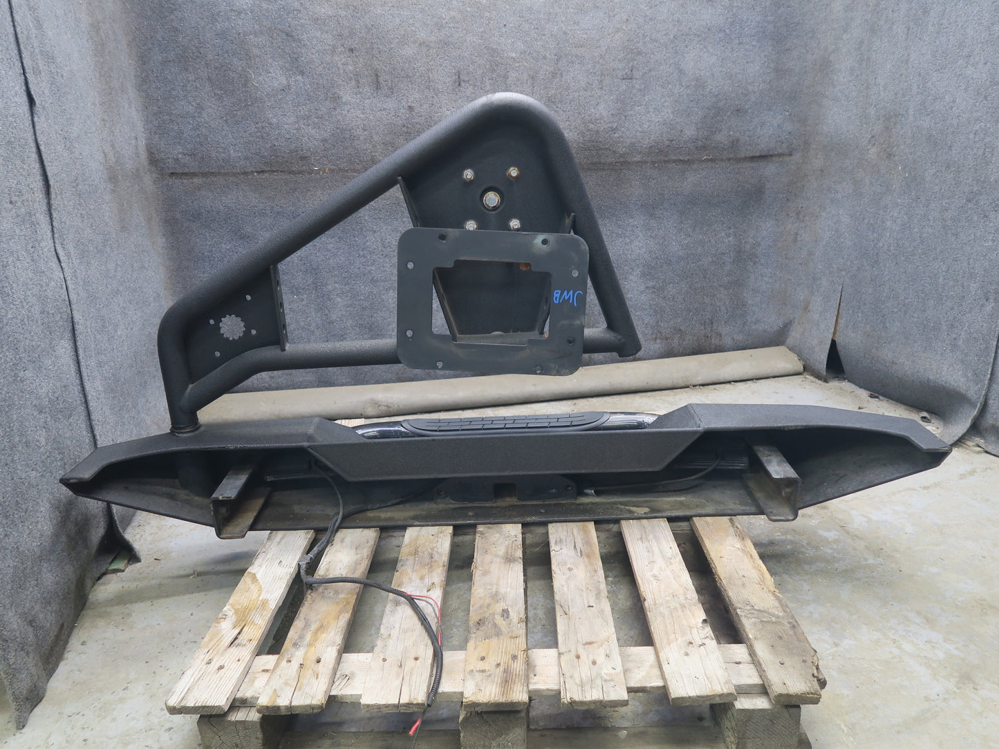 07-17 Jeep Wrangler Rubicon JK ACE Engineering Rear Bumper w Tire Carrier Lights