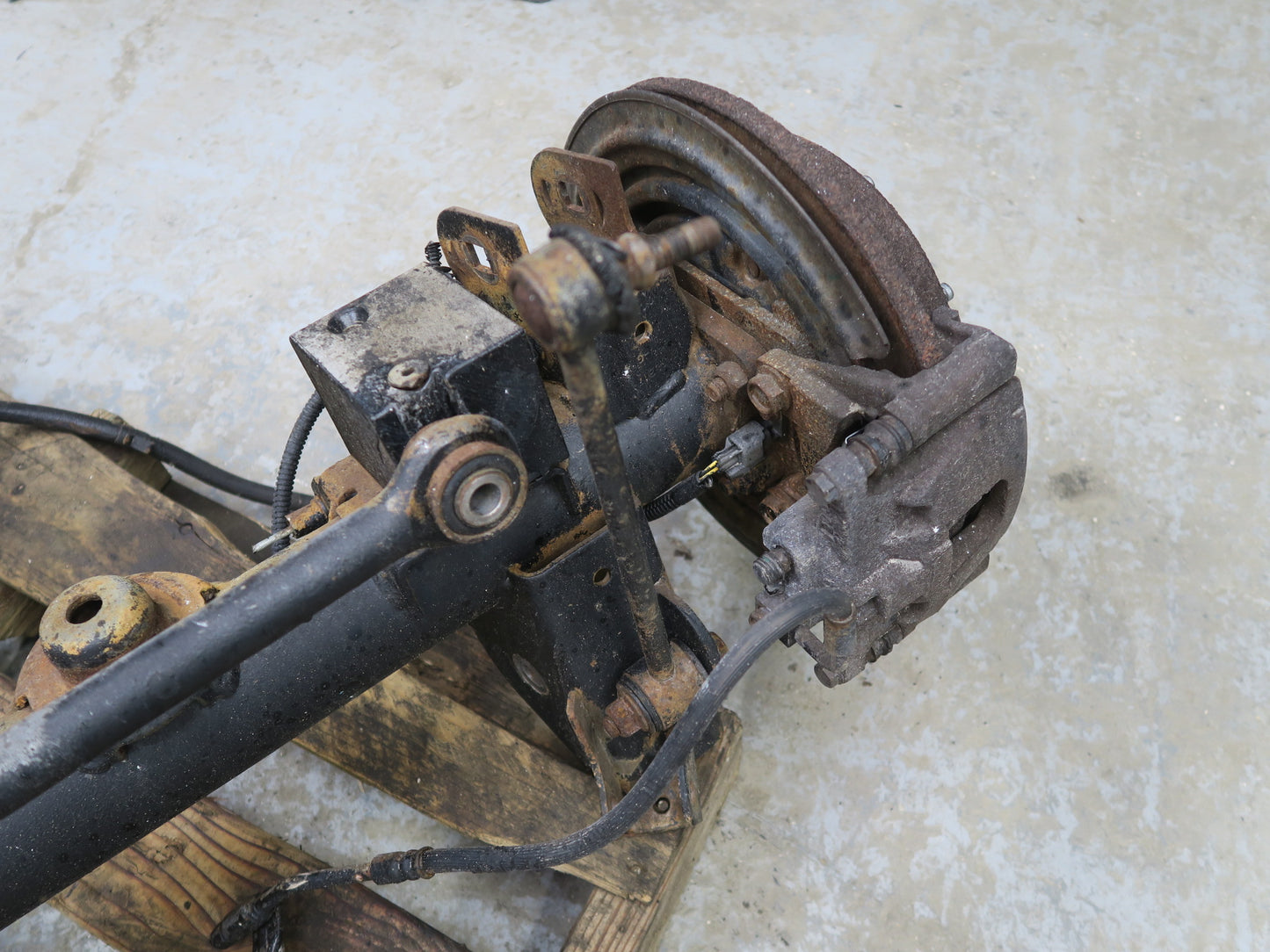 07-15 Jeep Wrangler JK Rubicon 4WD Tru-lok DANA44 Rear Axle Brake Assembly 4.10