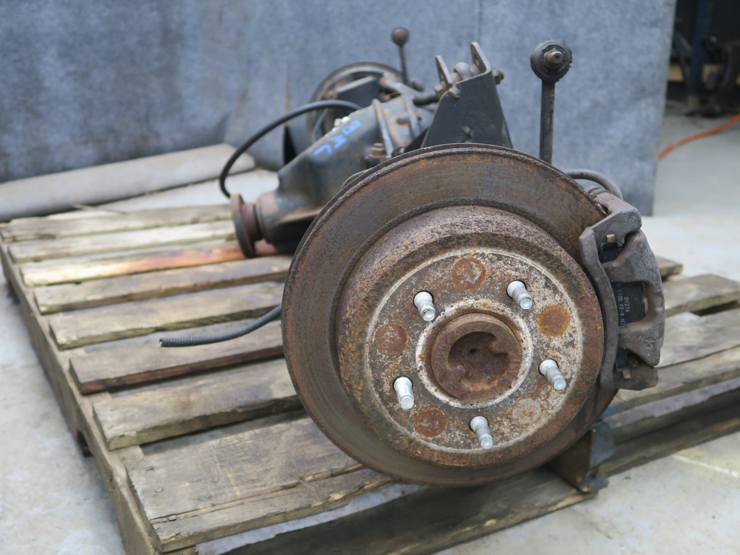 07-15 Jeep Wrangler JK Rubicon 4WD Tru-lok DANA44 Rear Axle Brake Assembly 4.10
