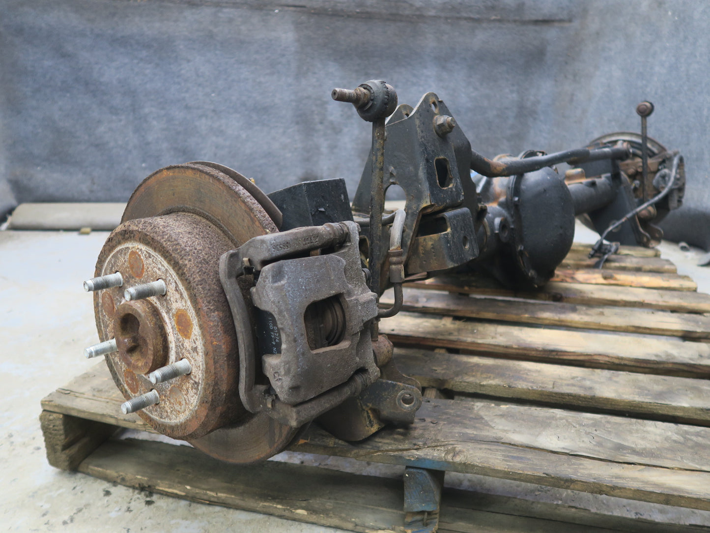 07-15 Jeep Wrangler JK Rubicon 4WD Tru-lok DANA44 Rear Axle Brake Assembly 4.10