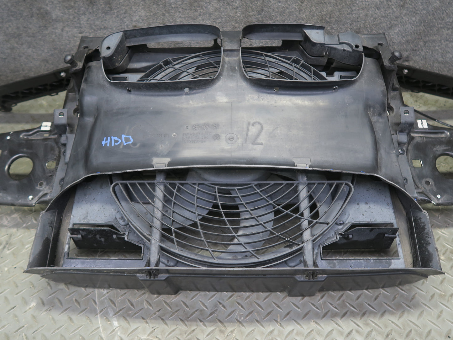 01-03 BMW E46 330ci Convert Front Radiator Air Duct Reinforcement Panel Assy OEM