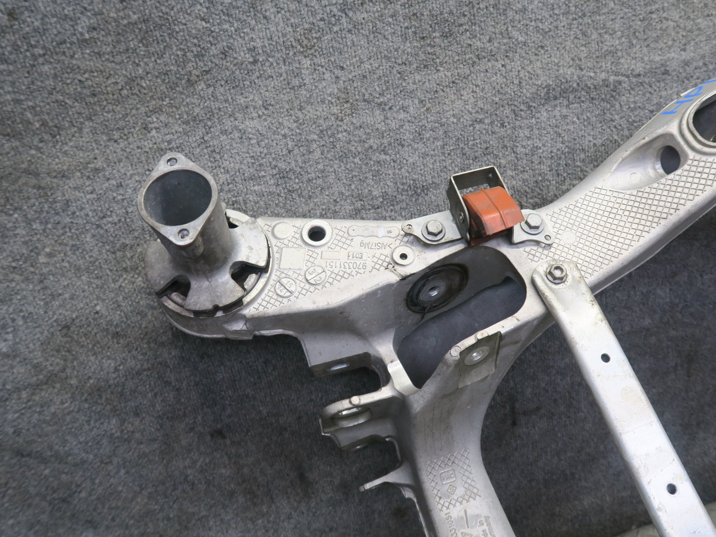 14-16 Porsche Panamera 970 3.6L AWD Rear Suspension Crossmember Subframe Cradle