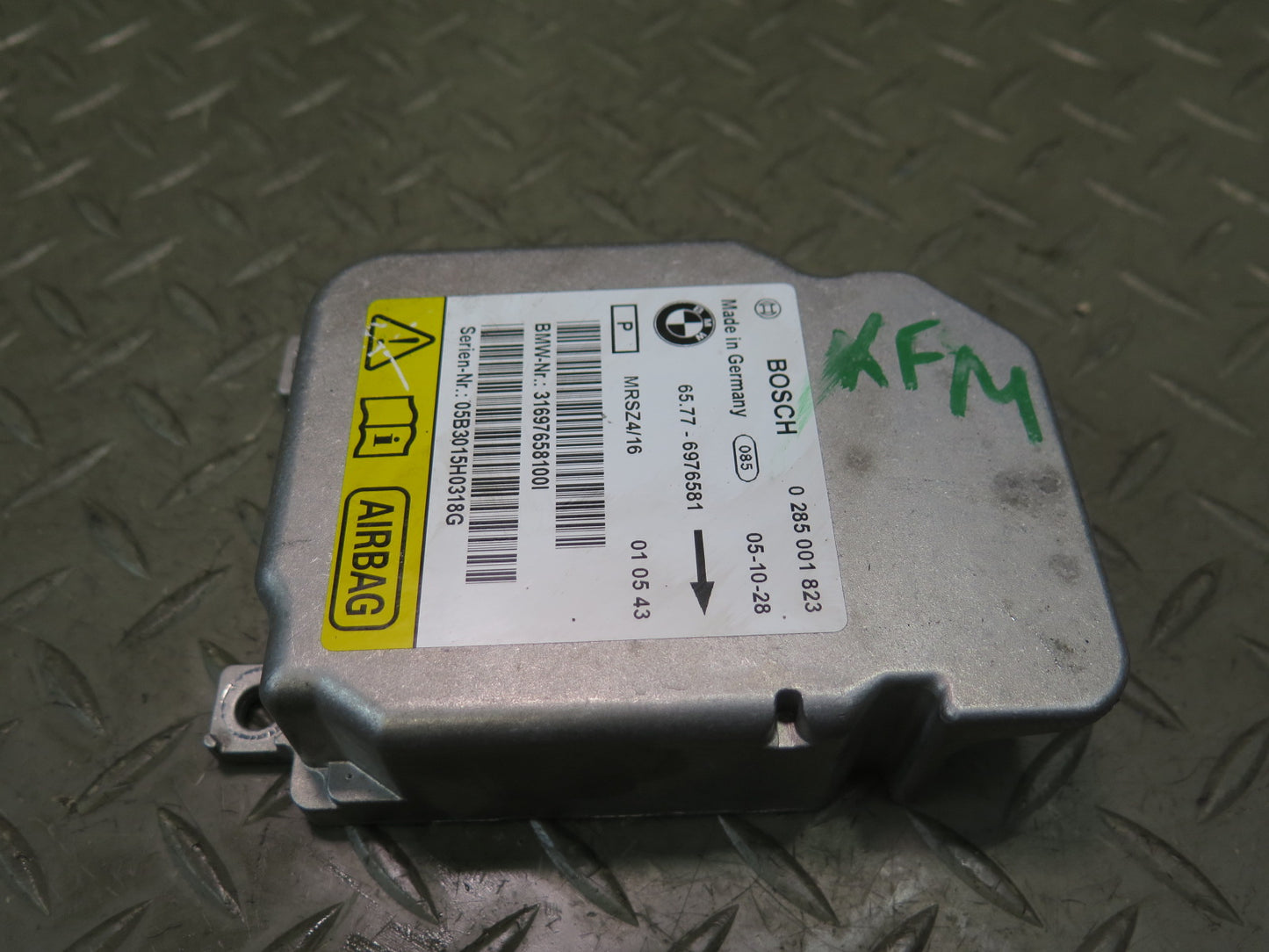 2006 BMW X5 E53 CENTRAL MAIN SRS AIR BAG CONTROL ECU MODULE OEM