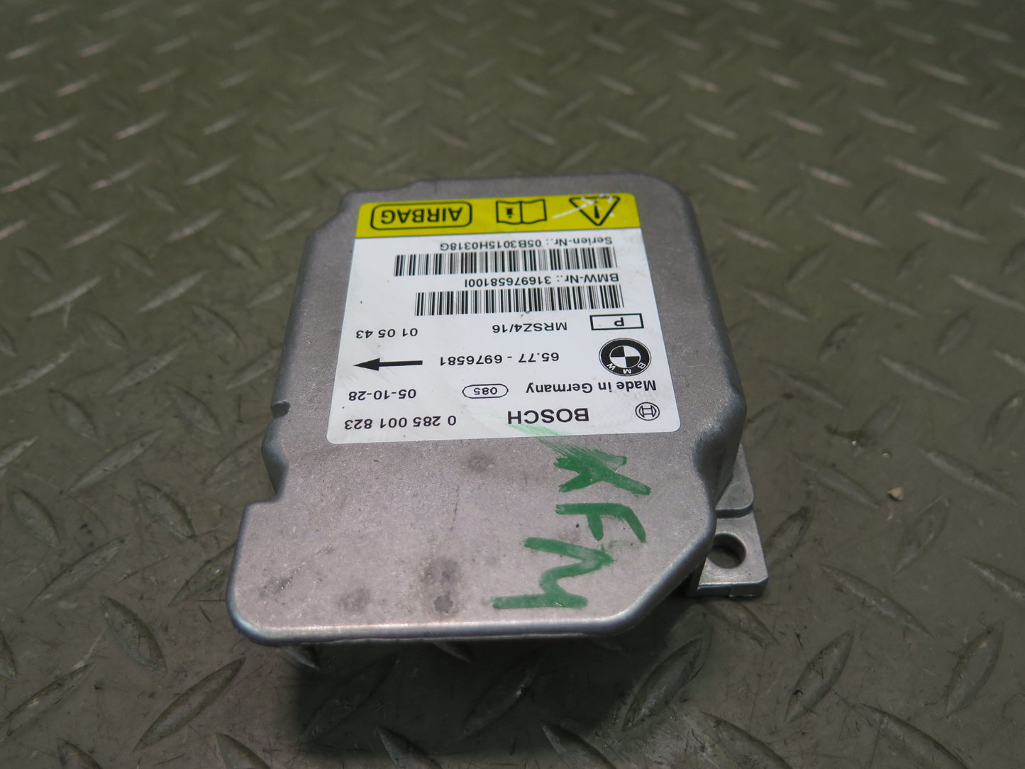 2006 BMW X5 E53 CENTRAL MAIN SRS AIR BAG CONTROL ECU MODULE OEM