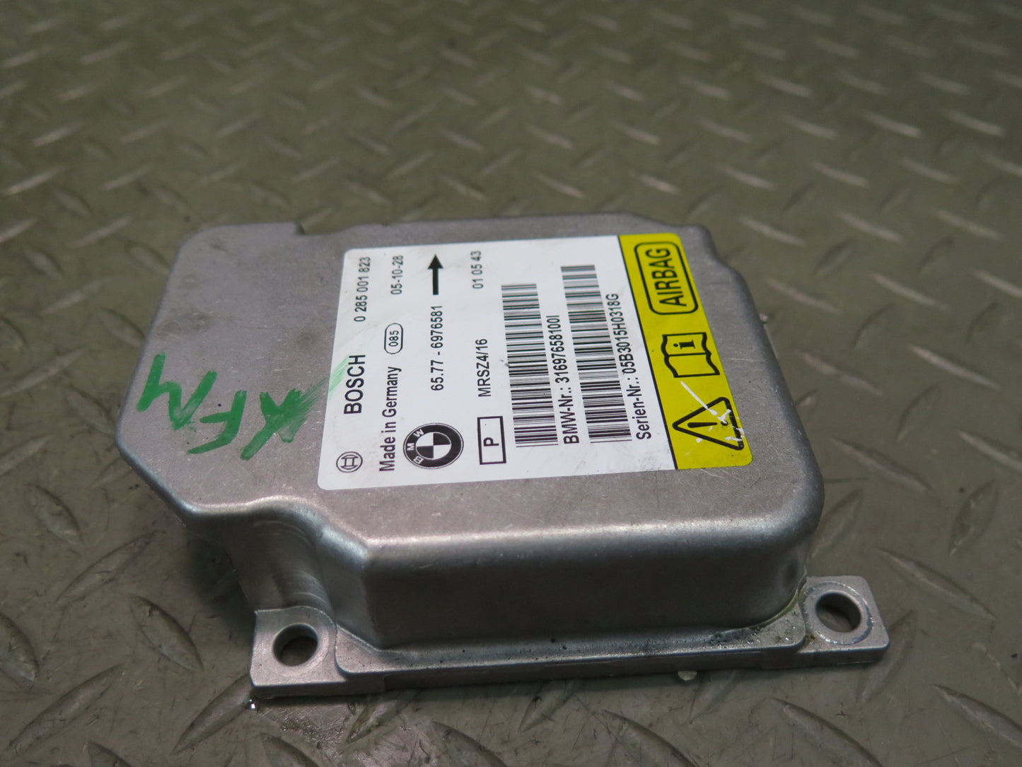 2006 BMW X5 E53 CENTRAL MAIN SRS AIR BAG CONTROL ECU MODULE OEM