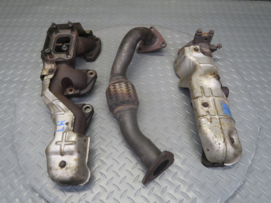 95-97 Nissan Gloria Y33 VQ30DET Turbo Left Middle Right Exhaust Manifold Set OEM