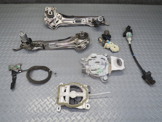 10-13 Lexus IS250 IS350 Convert Front Left Seat Motor Rail Blower Fan Set OEM