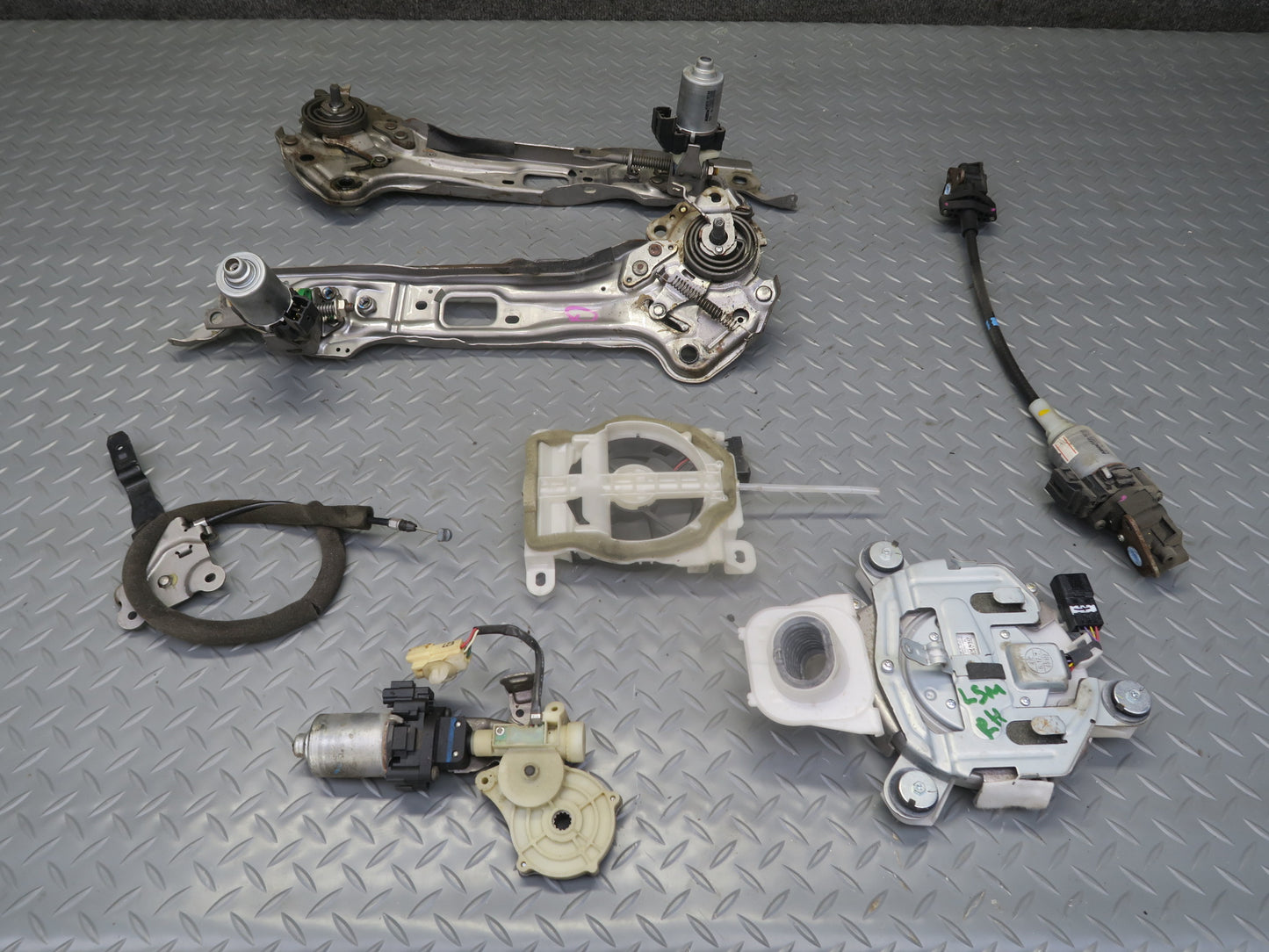 10-13 Lexus IS250 IS350 Convert Front Right Seat Motor Rail Blower Fan Set OEM