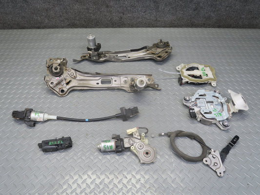 10-13 Lexus IS350 IS250 Convert Front Left Seat Motor Rail Blower Fan Set OEM