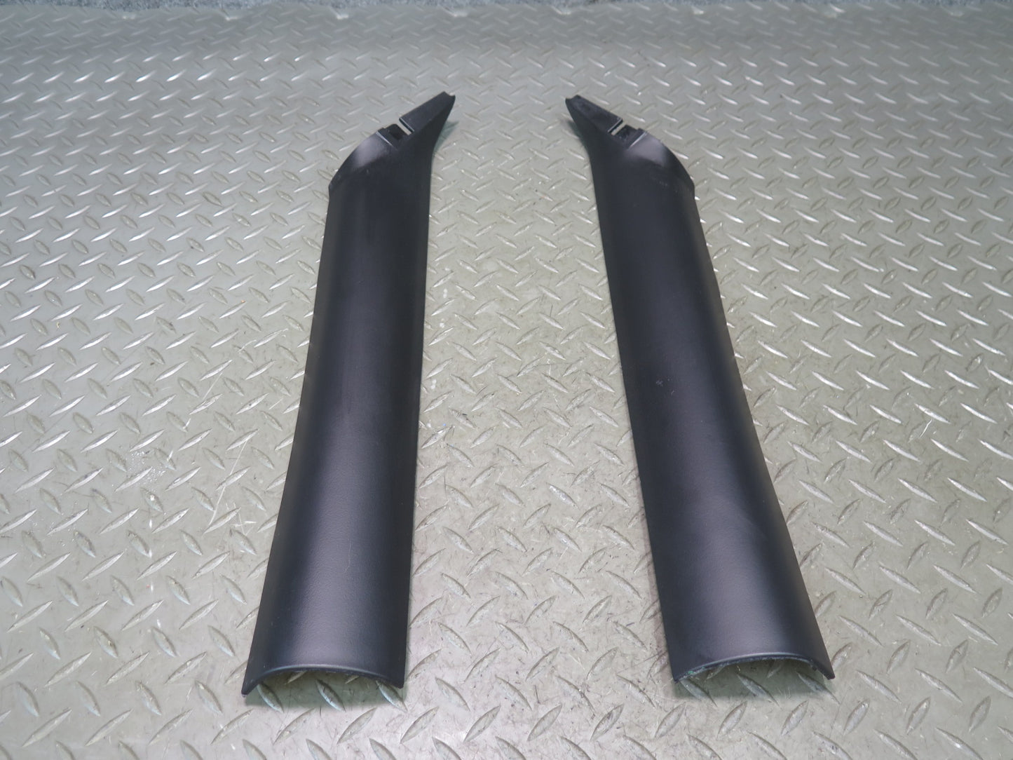 96-02 BMW E36/7 Z3 Roadster Set of 2 Front A Pillar Trim Cover Panel Black OEM