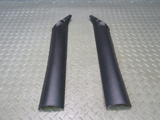 96-02 BMW E36/7 Z3 Roadster Set of 2 Front A Pillar Trim Cover Panel Black OEM