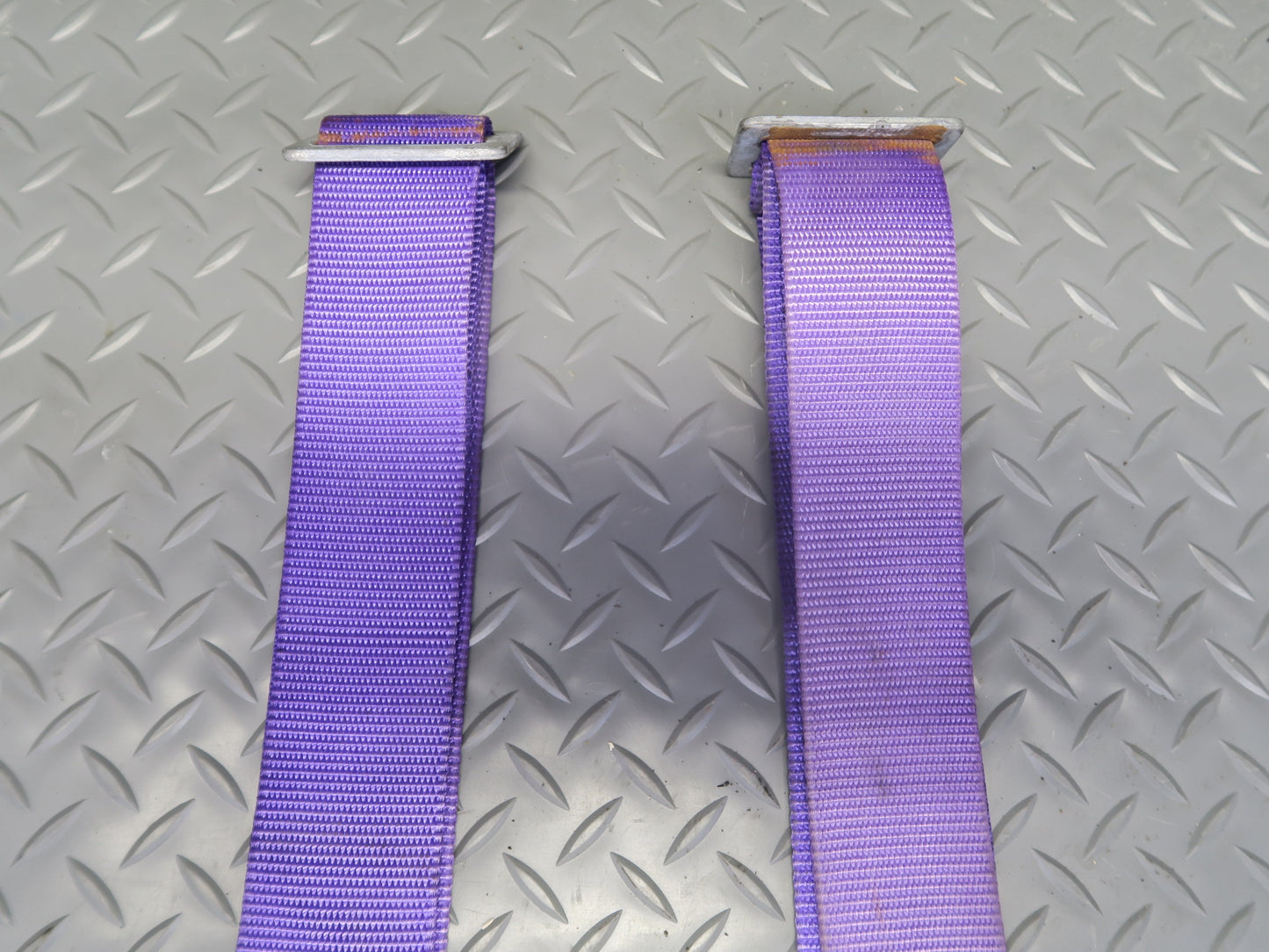 Set of 2 578 Camlock 4-POINT Universal Seat Belt Purple