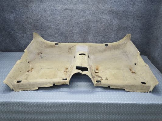 86-93 Mercedes W124 300E Sedan Front Interior Floor MAT Carpet Cover Beige OEM