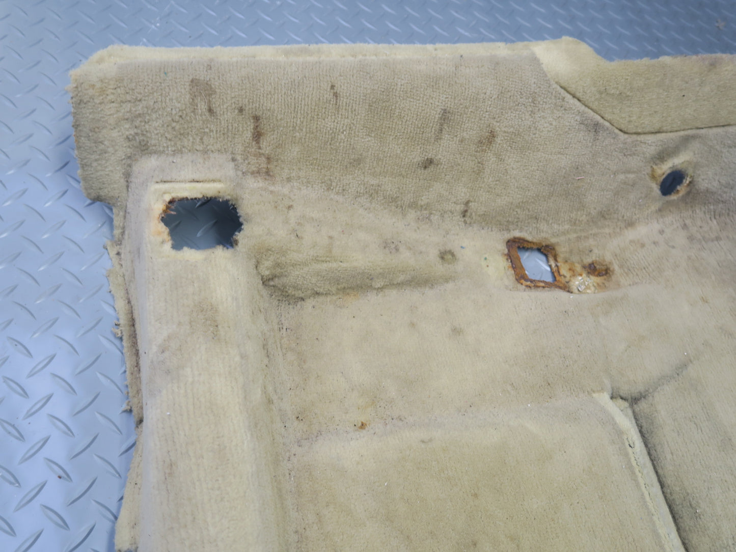 86-93 Mercedes W124 300E Sedan Front Interior Floor MAT Carpet Cover Beige OEM