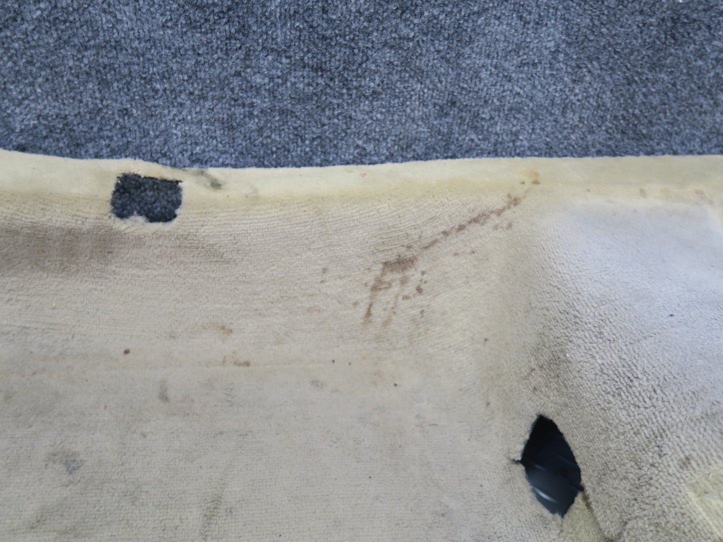 86-93 Mercedes W124 300E Sedan Front Interior Floor MAT Carpet Cover Beige OEM