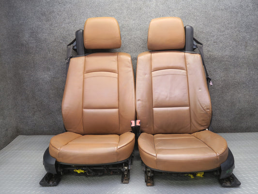 11-13 BMW E93 335i Convertible Front Left & Right Sport Leather Seat Set OEM