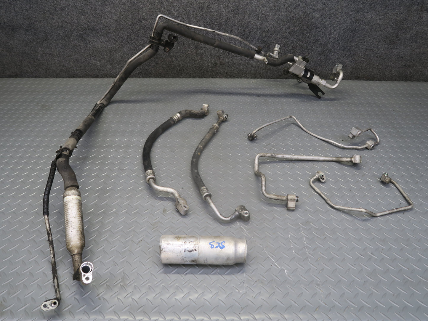 97-00 Lexus SC300 8pcs A/C Hose Line Pipe w Dryer & Pressure Regulator Set OEM
