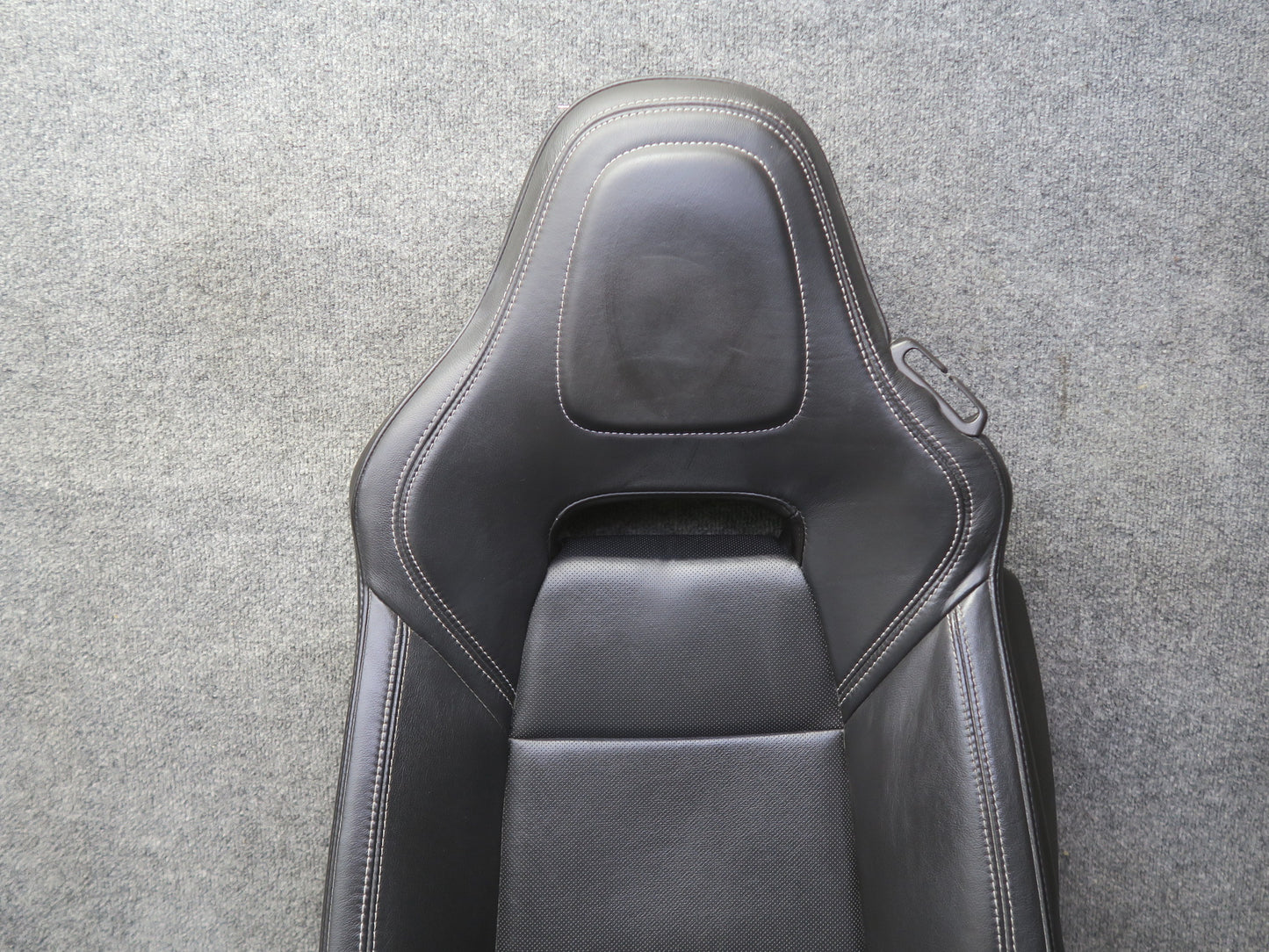 14-19 Chevrolet Corvette C7 Set of 2 Front Left & Right Leather Seat Black OEM