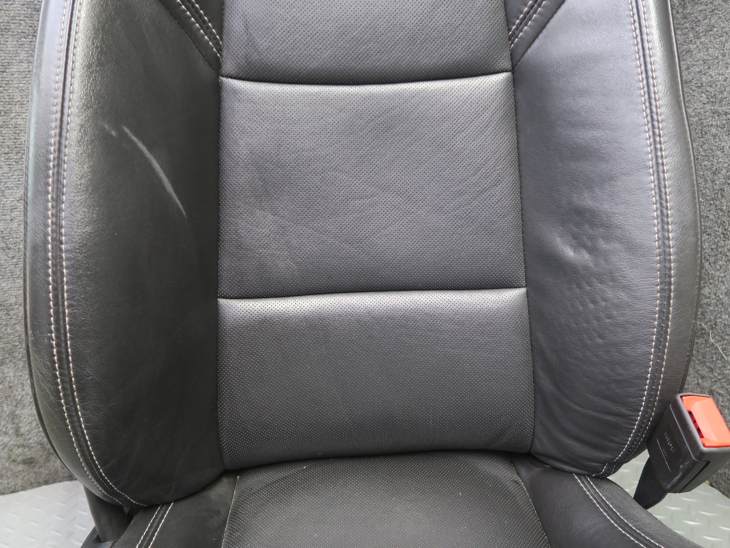 14-19 Chevrolet Corvette C7 Set of 2 Front Left & Right Leather Seat Black OEM