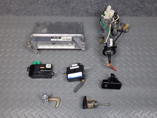 2003 Lexus UZZ40L SC430 3UZFE ECU ECM Immo Ignition Glove Door Lock KEY Set OEM