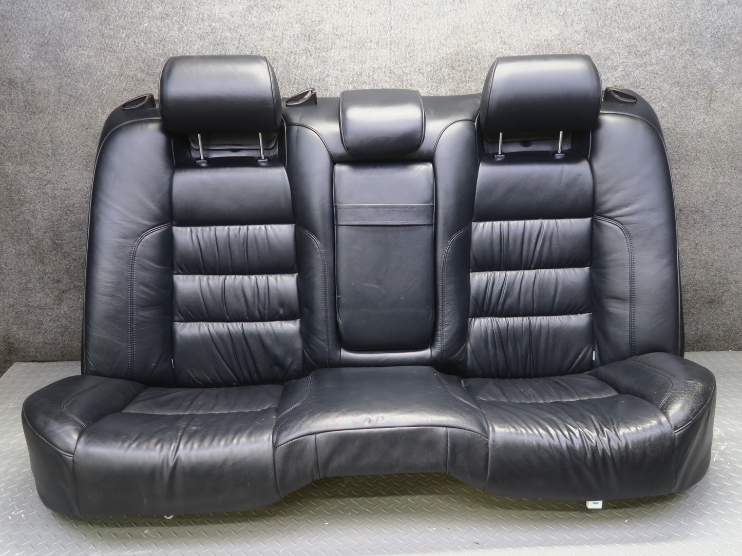 01-02 Lexus GS300 GS430 Rear Leather Seat Upper & Lower Cushion Black Set OEM