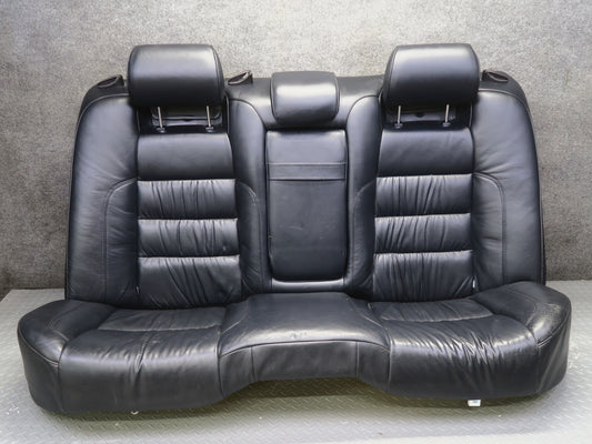 01-02 Lexus GS300 GS430 Rear Leather Seat Upper & Lower Cushion Black Set OEM