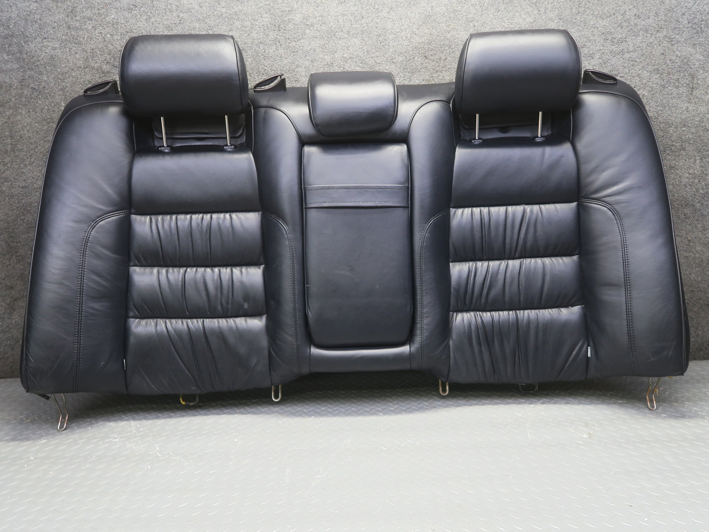 01-02 Lexus GS300 GS430 Rear Leather Seat Upper & Lower Cushion Black Set OEM