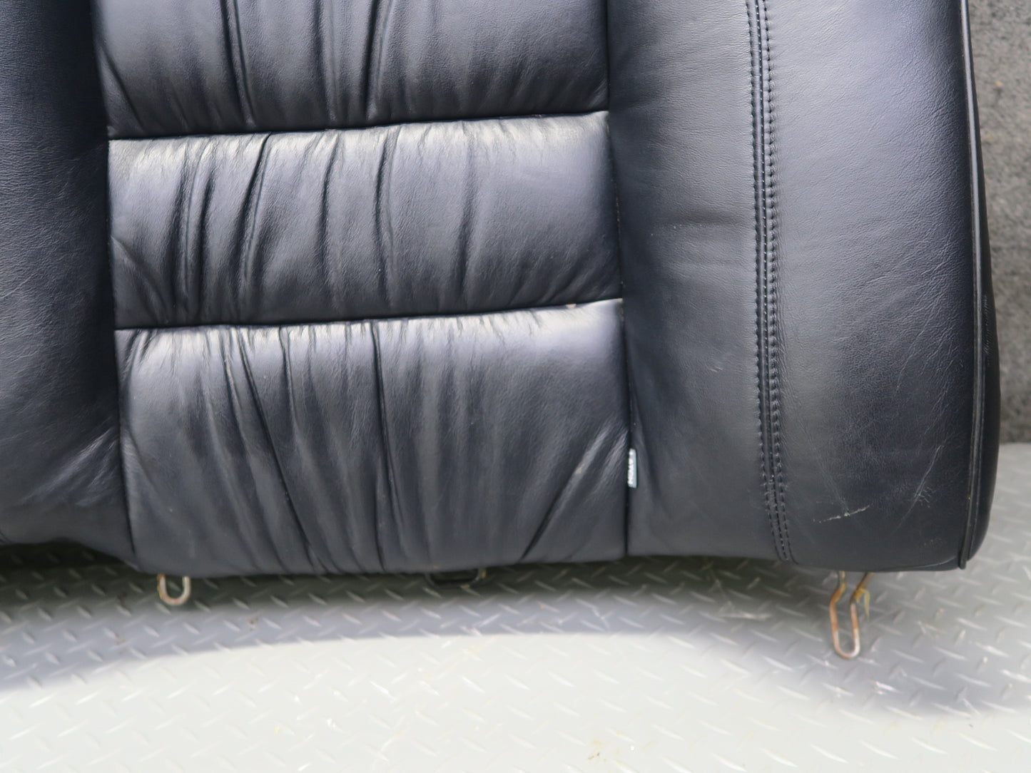 01-02 Lexus GS300 GS430 Rear Leather Seat Upper & Lower Cushion Black Set OEM