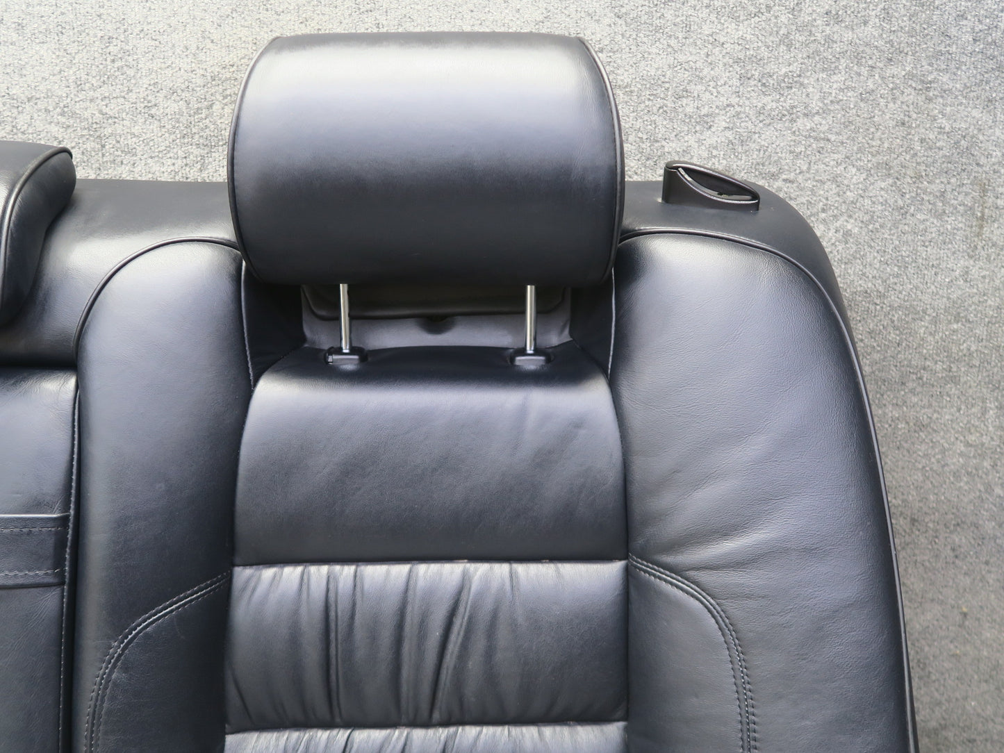 01-02 Lexus GS300 GS430 Rear Leather Seat Upper & Lower Cushion Black Set OEM