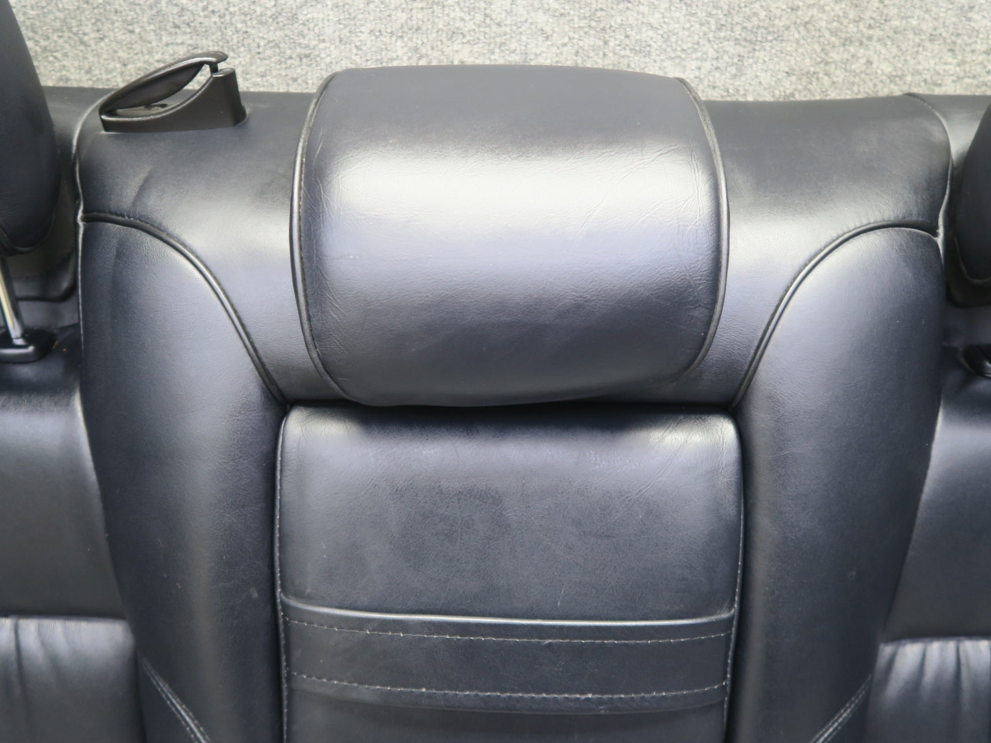 01-02 Lexus GS300 GS430 Rear Leather Seat Upper & Lower Cushion Black Set OEM