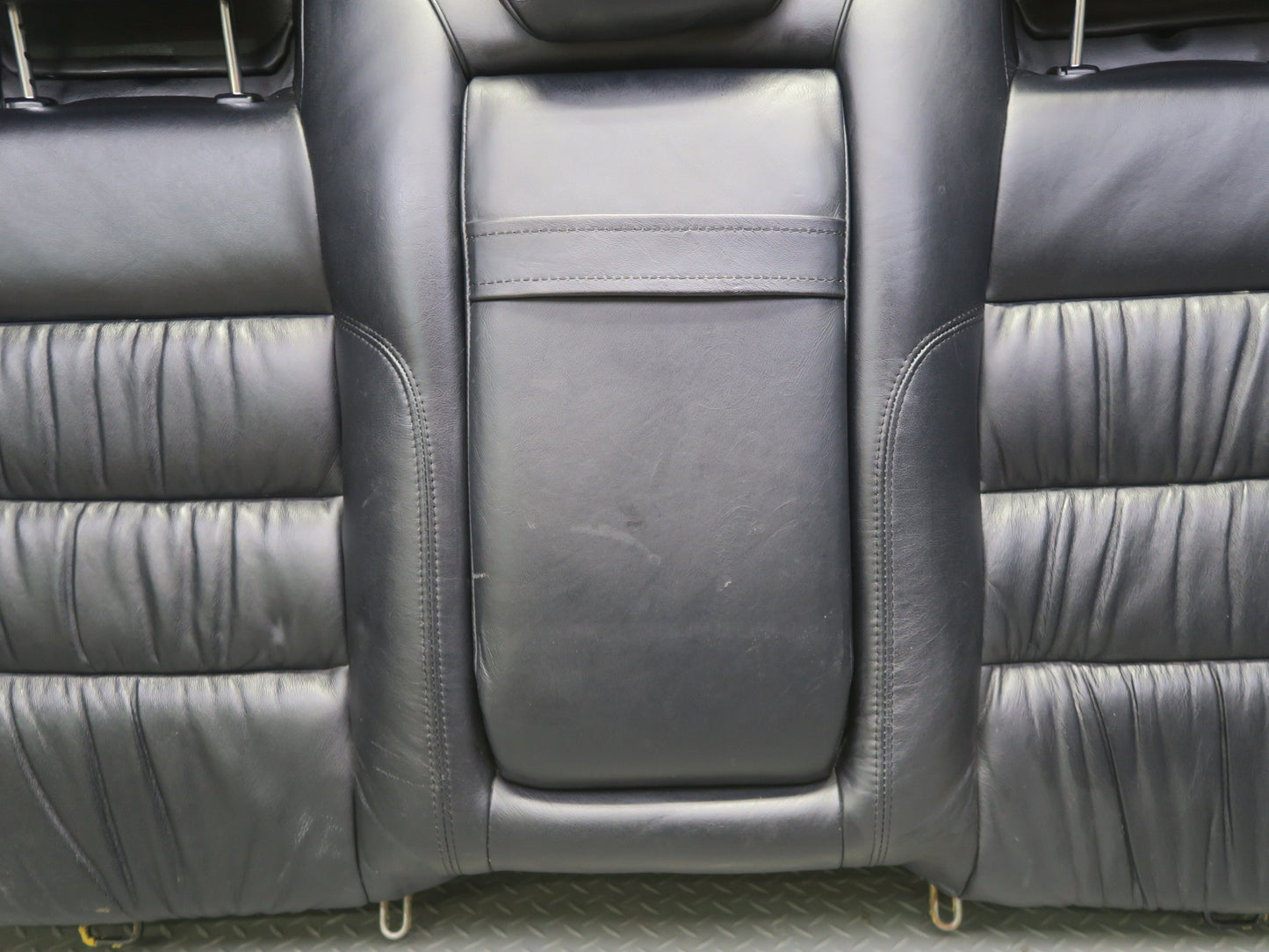 01-02 Lexus GS300 GS430 Rear Leather Seat Upper & Lower Cushion Black Set OEM