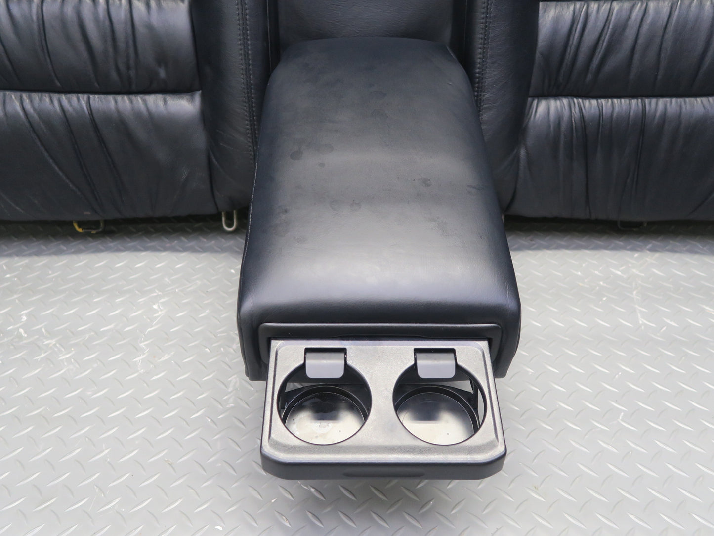 01-02 Lexus GS300 GS430 Rear Leather Seat Upper & Lower Cushion Black Set OEM