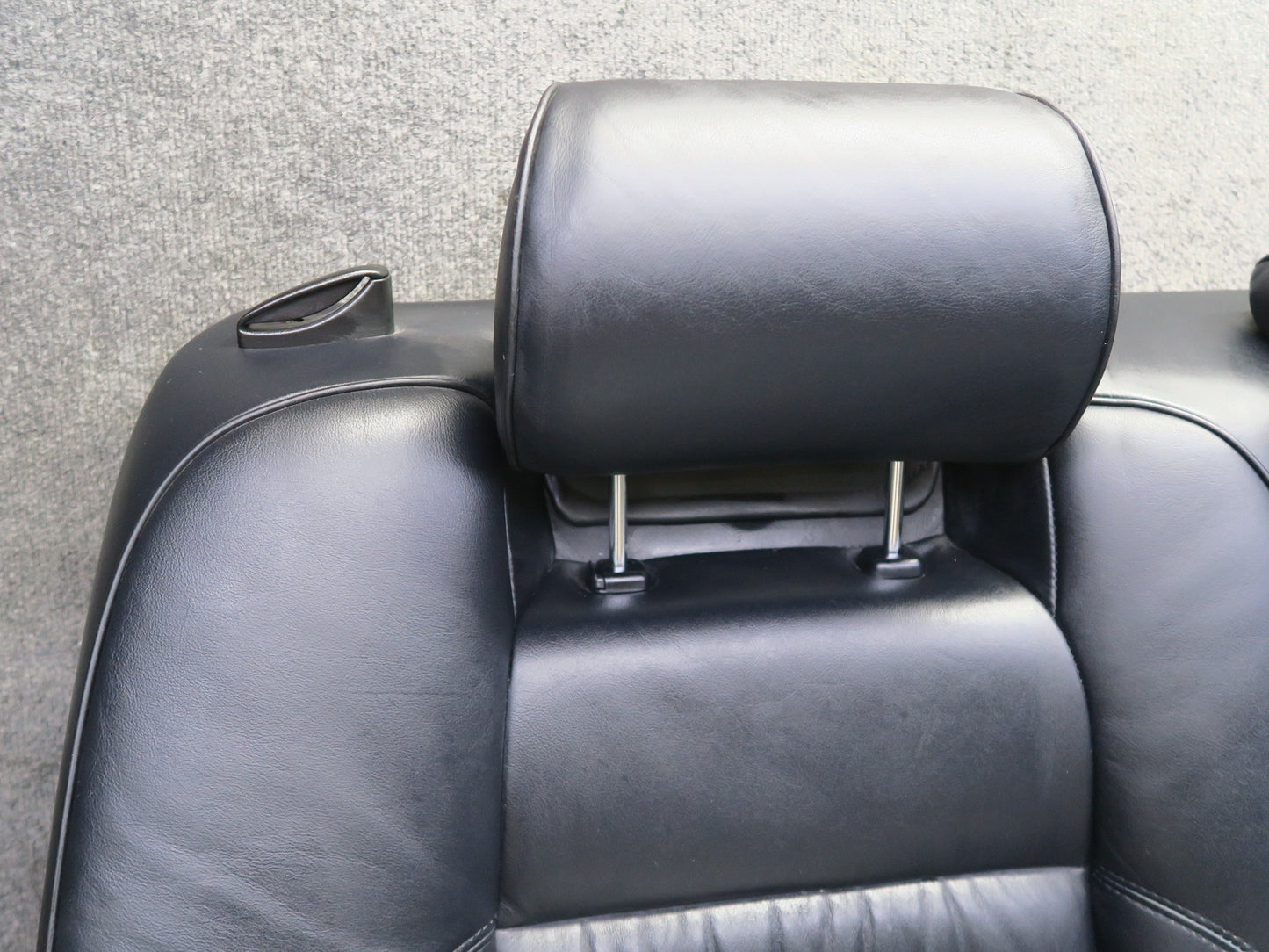 01-02 Lexus GS300 GS430 Rear Leather Seat Upper & Lower Cushion Black Set OEM