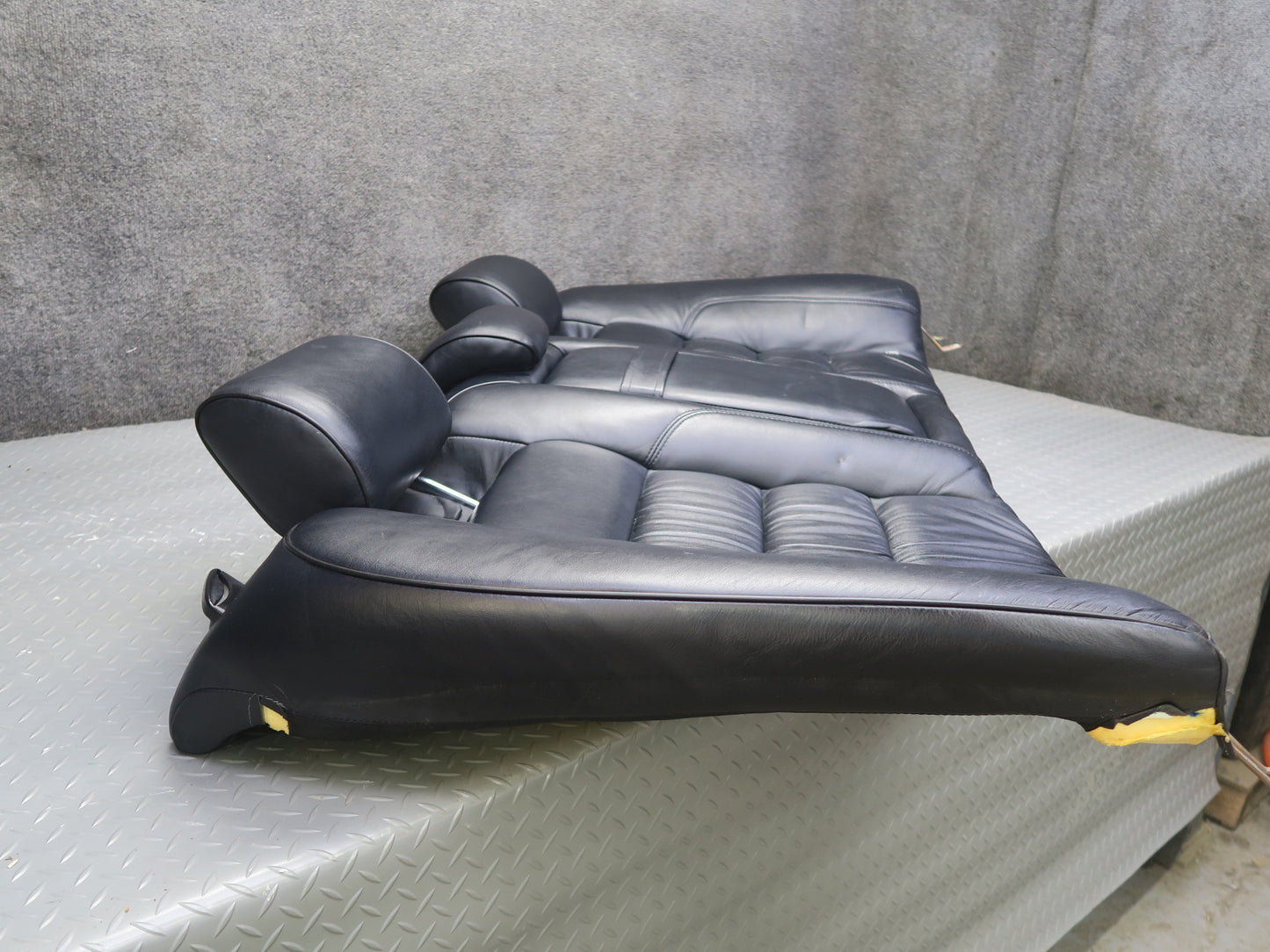 01-02 Lexus GS300 GS430 Rear Leather Seat Upper & Lower Cushion Black Set OEM