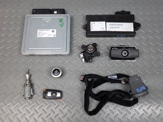 2006 BMW E60 M5 5.0L S85 Engine ECU DME CAS3 Ignition Lock KEY Start Set