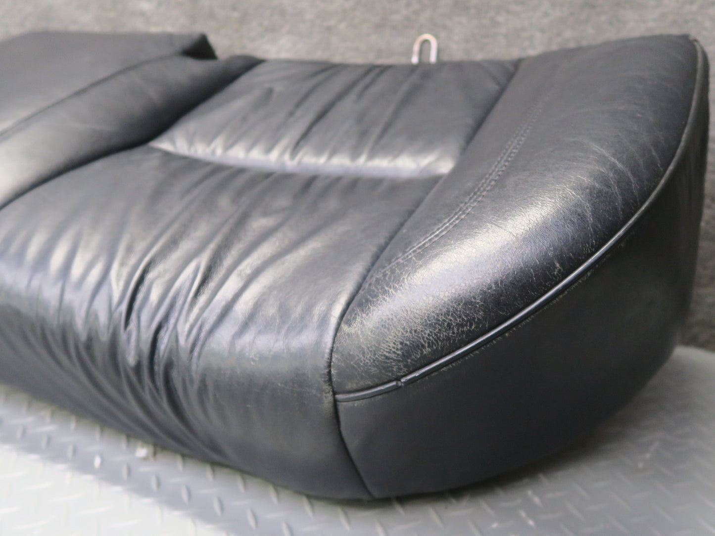 01-02 Lexus GS300 GS430 Rear Leather Seat Upper & Lower Cushion Black Set OEM
