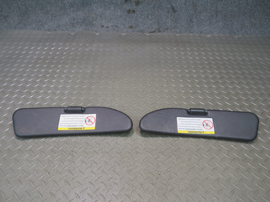 96-02 BMW E36/7 Z3 Roadster Set of 2 Front Left & Right Sun Visor OEM