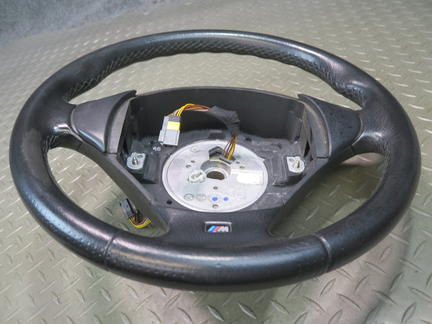 00-02 BMW E36/7 Z3 M-sport Leather 3 Spoke Steering Black OEM