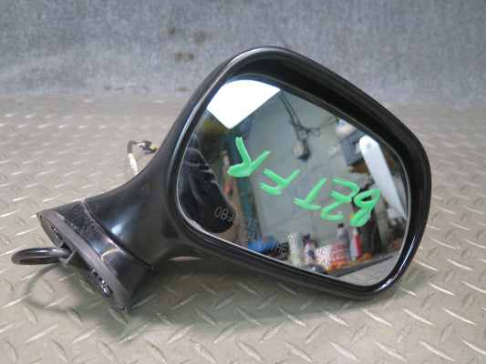 96-02 BMW E36/7 Z3 Front Right Exterior Side View Power Heated Mirror Black OEM