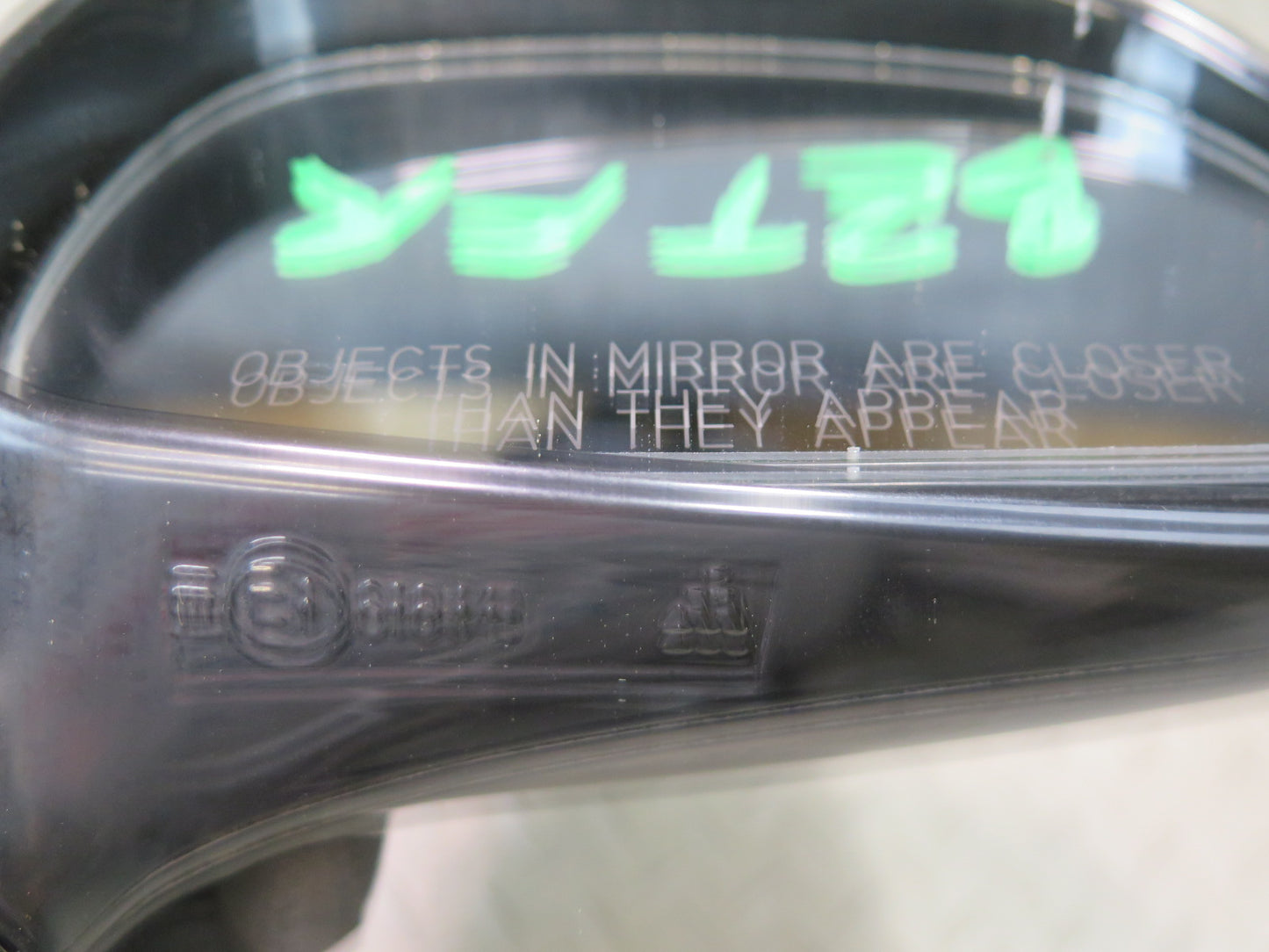 96-02 BMW E36/7 Z3 Front Right Exterior Side View Power Heated Mirror Black OEM