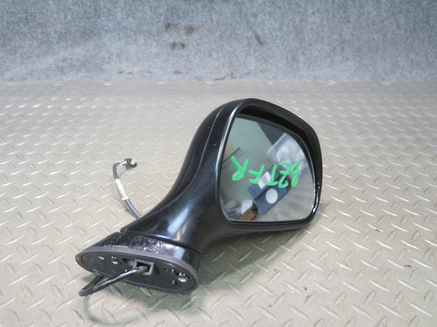 96-02 BMW E36/7 Z3 Front Right Exterior Side View Power Heated Mirror Black OEM