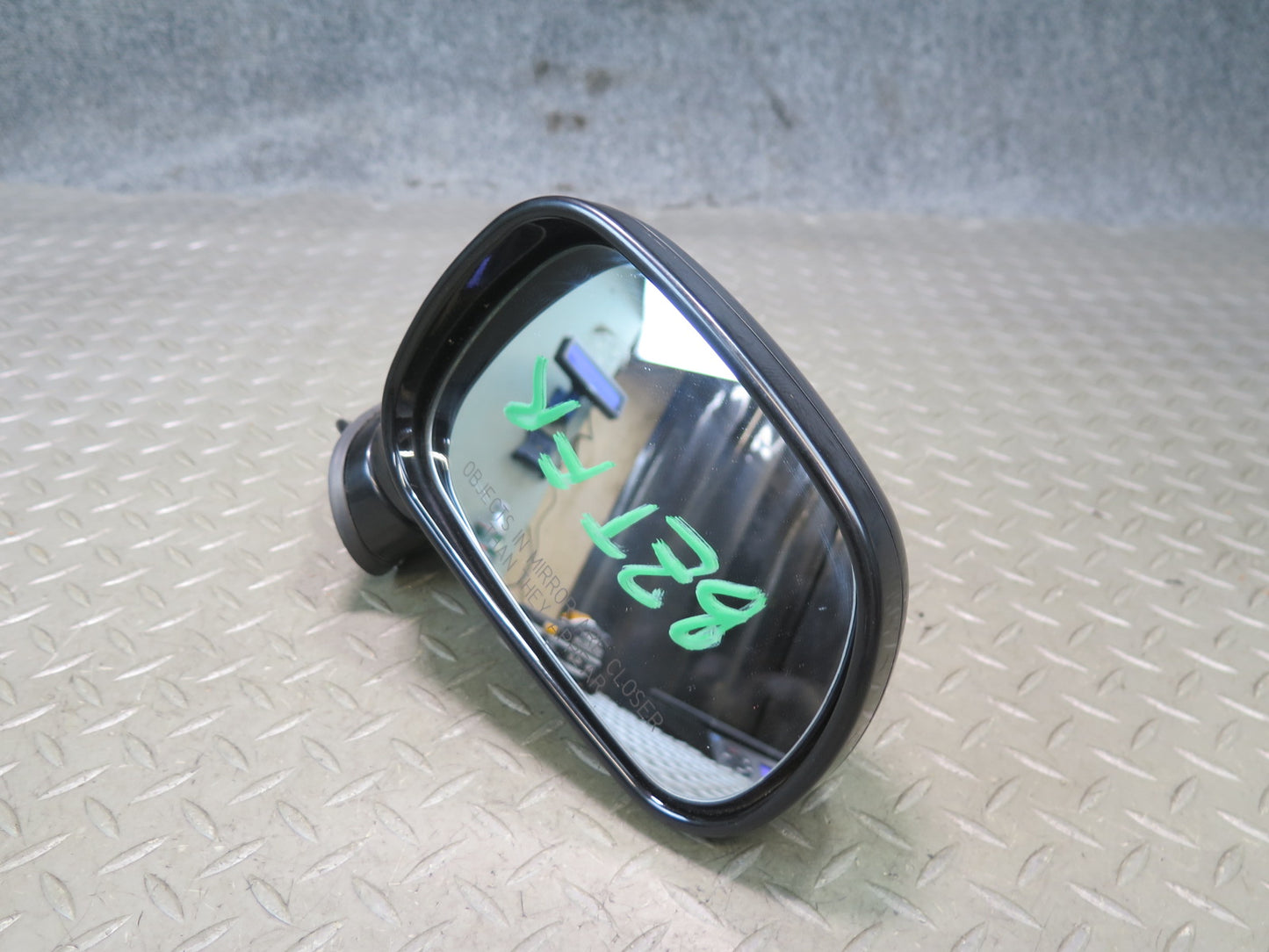 96-02 BMW E36/7 Z3 Front Right Exterior Side View Power Heated Mirror Black OEM