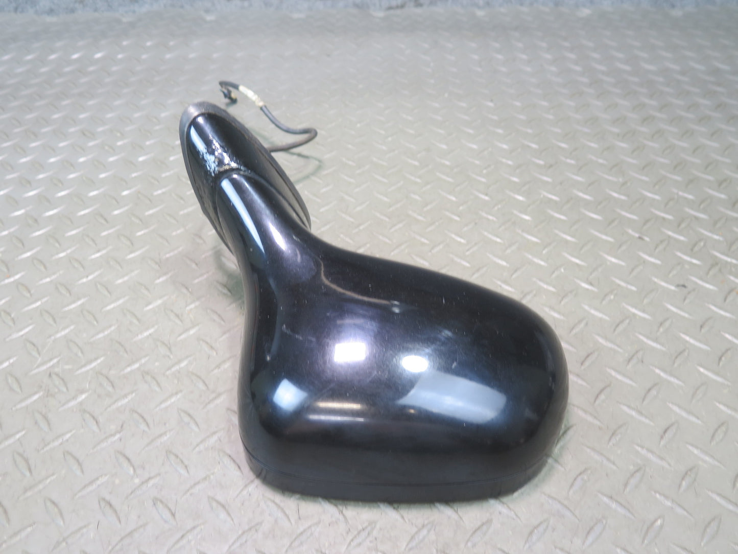 96-02 BMW E36/7 Z3 Front Right Exterior Side View Power Heated Mirror Black OEM