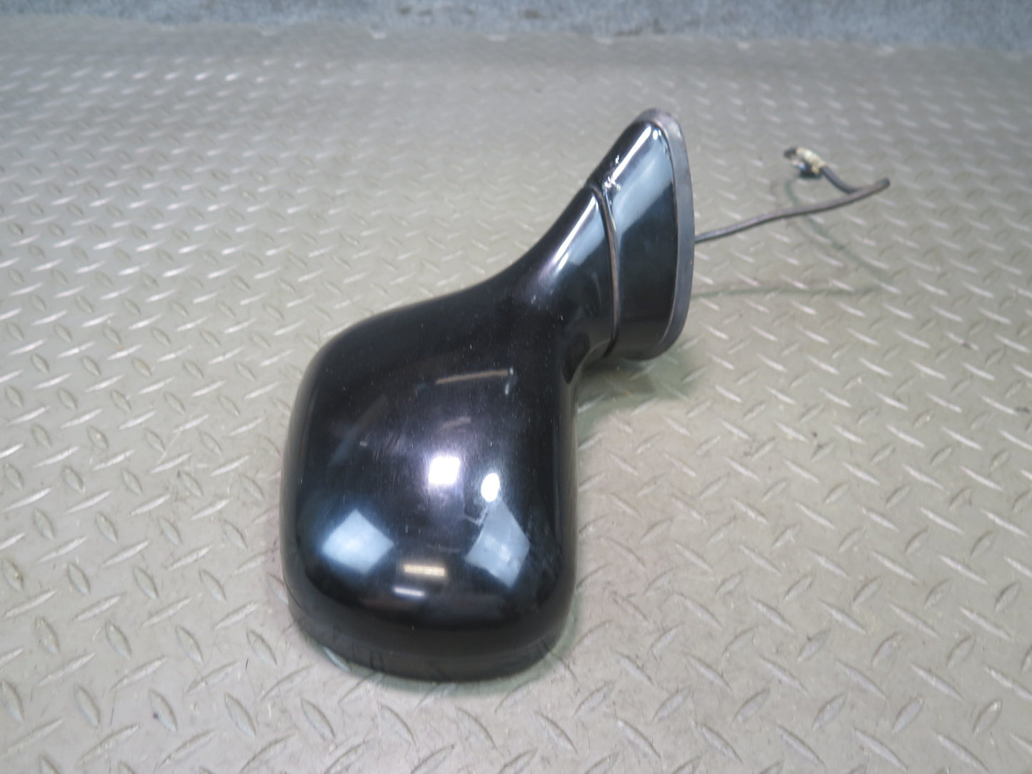 96-02 BMW E36/7 Z3 Front Right Exterior Side View Power Heated Mirror Black OEM