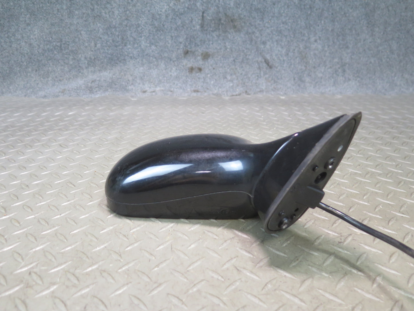 96-02 BMW E36/7 Z3 Front Right Exterior Side View Power Heated Mirror Black OEM