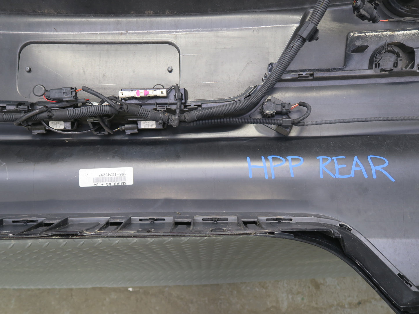 2014-2016 Porsche Panamera 970 Rear Bumper Cover Panel W/ PDC Sensors & Camera