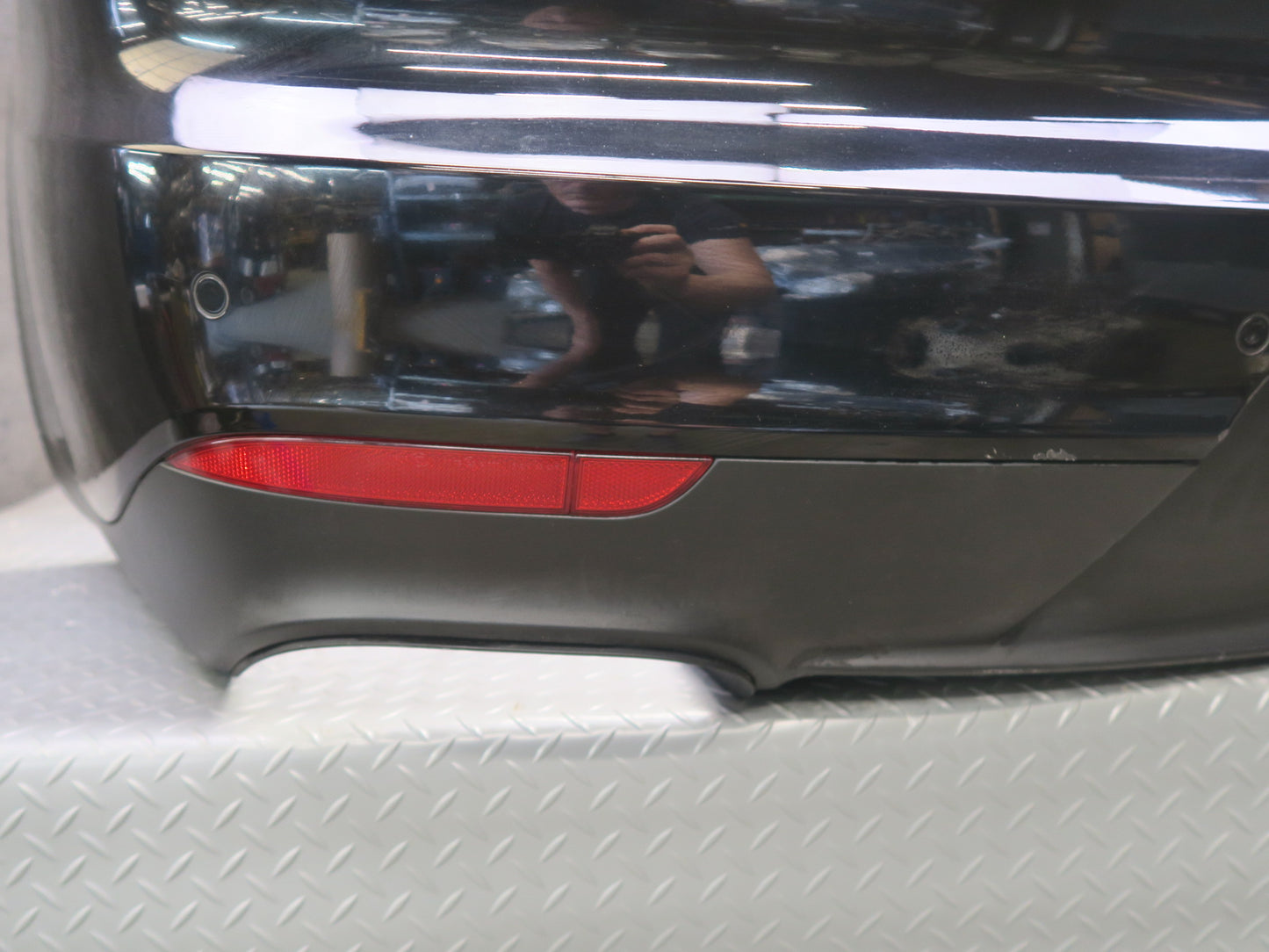 2014-2016 Porsche Panamera 970 Rear Bumper Cover Panel W/ PDC Sensors & Camera