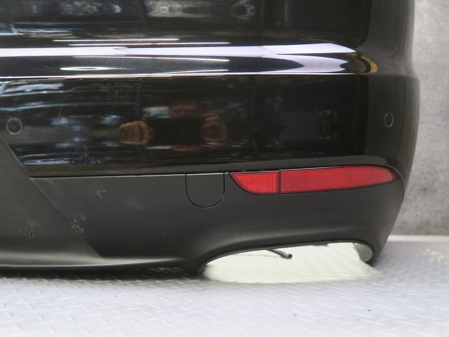 2014-2016 Porsche Panamera 970 Rear Bumper Cover Panel W/ PDC Sensors & Camera