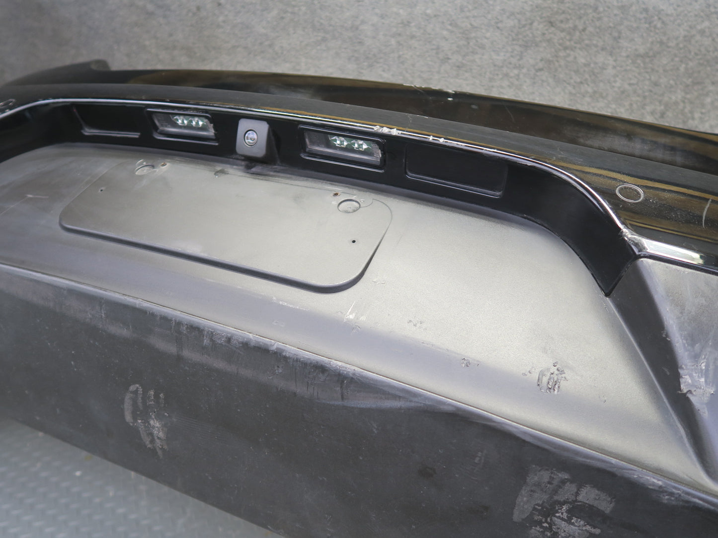 2014-2016 Porsche Panamera 970 Rear Bumper Cover Panel W/ PDC Sensors & Camera