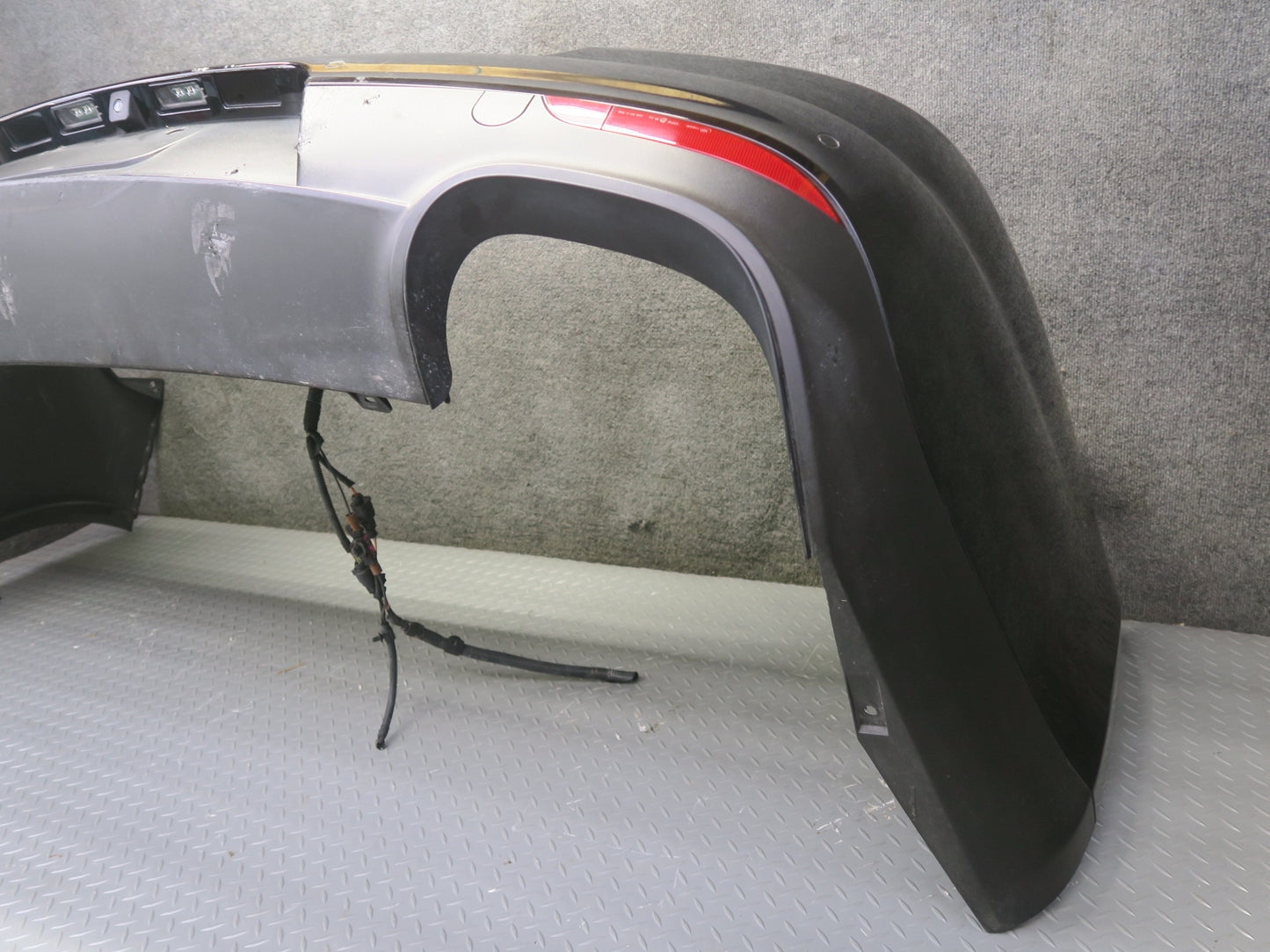 2014-2016 Porsche Panamera 970 Rear Bumper Cover Panel W/ PDC Sensors & Camera